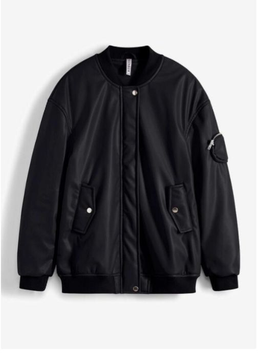 Kurtka bomberka damska z eco skóry Rainbow L NOWA!