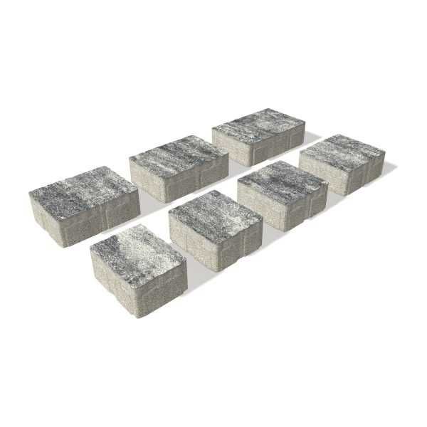 Kostka brukowa Sudecka 8 cm melanż.