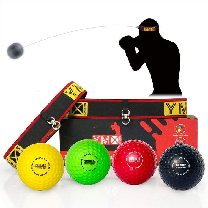 YMX Boxing – Kit 4 Bolas de Reflexos / Coordenação (COMO NOVO)