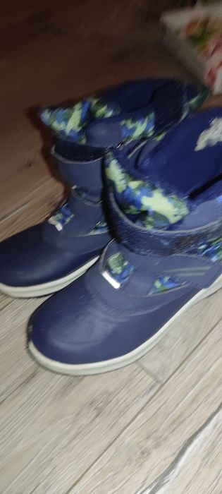 Buty śniegowce wysokie 31  na rzep ciepłe