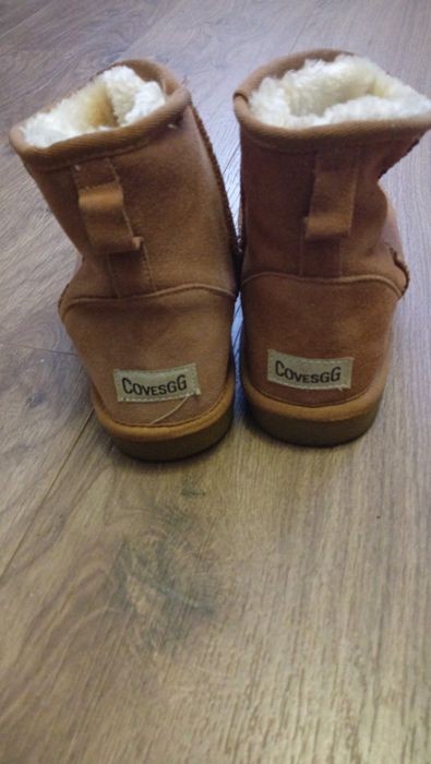 Чоботи замшеві з хутром