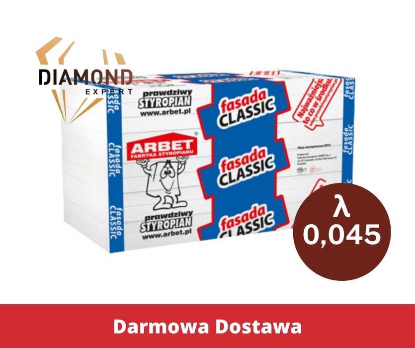 Styropian Elewacyjny Fasadowy Grafitowy Biały 5,8,10,15,20,25,30 cm