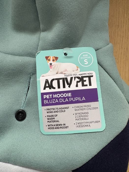 ciepła bluza dla małego psa rozm. S
