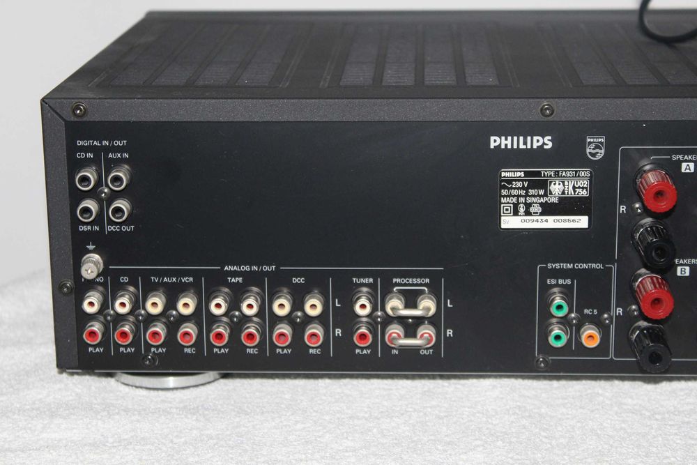 PHILIPS FA 931 Mocny wzmacniacz stereo hi-fi Wysyłka