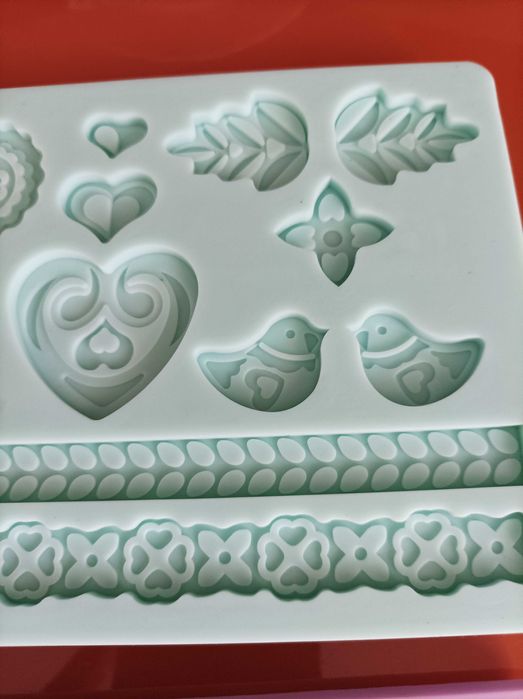 3 Moldes de silicone para pasta de açúcar Cake design64586144107778121