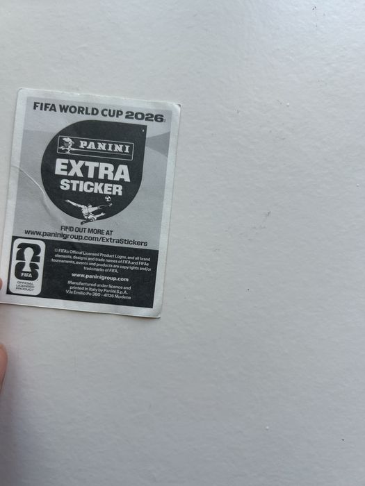 Extra sticker Modrick 2026