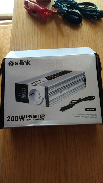 Продам инвертор S-LINK 12/220, 200W 500 W 1500W для котлов и насосов.