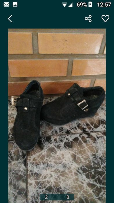 6 Calçados tamanho 37/38 em bom estado