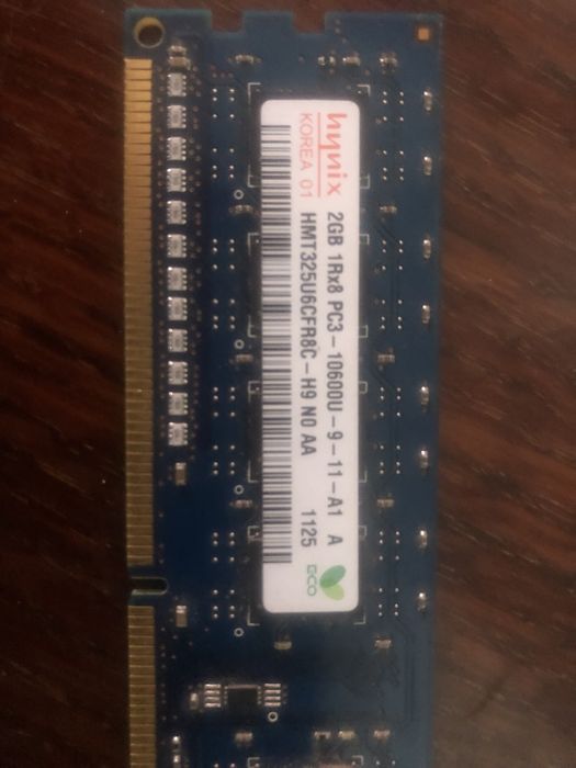 Озу 2х2 ddr3 швидка