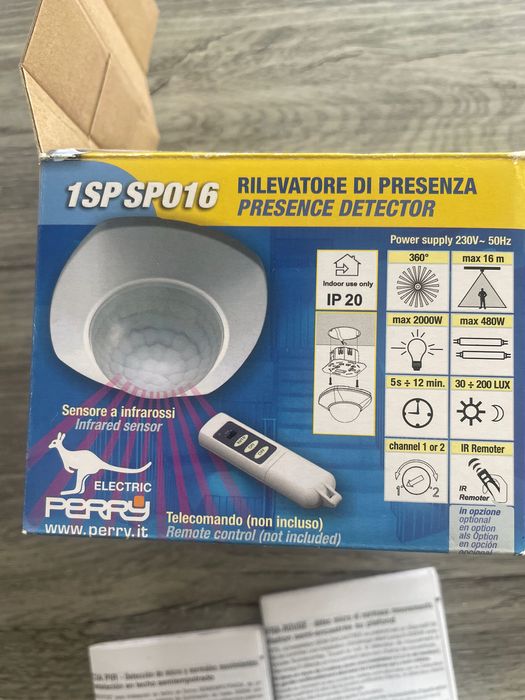 Sensor de presença e movimento - Perry Electric