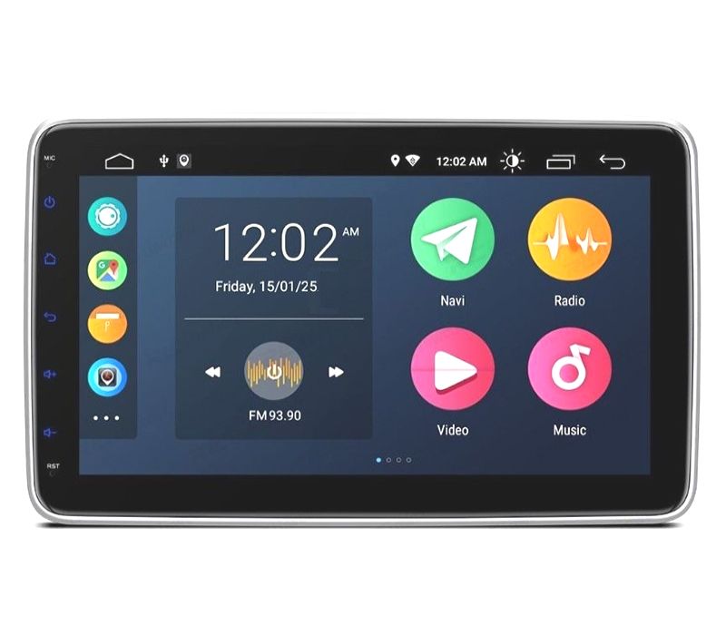 AUTO RADIO GPS 1 DIN ANDROID 14 LCD TÁCTIL 10"