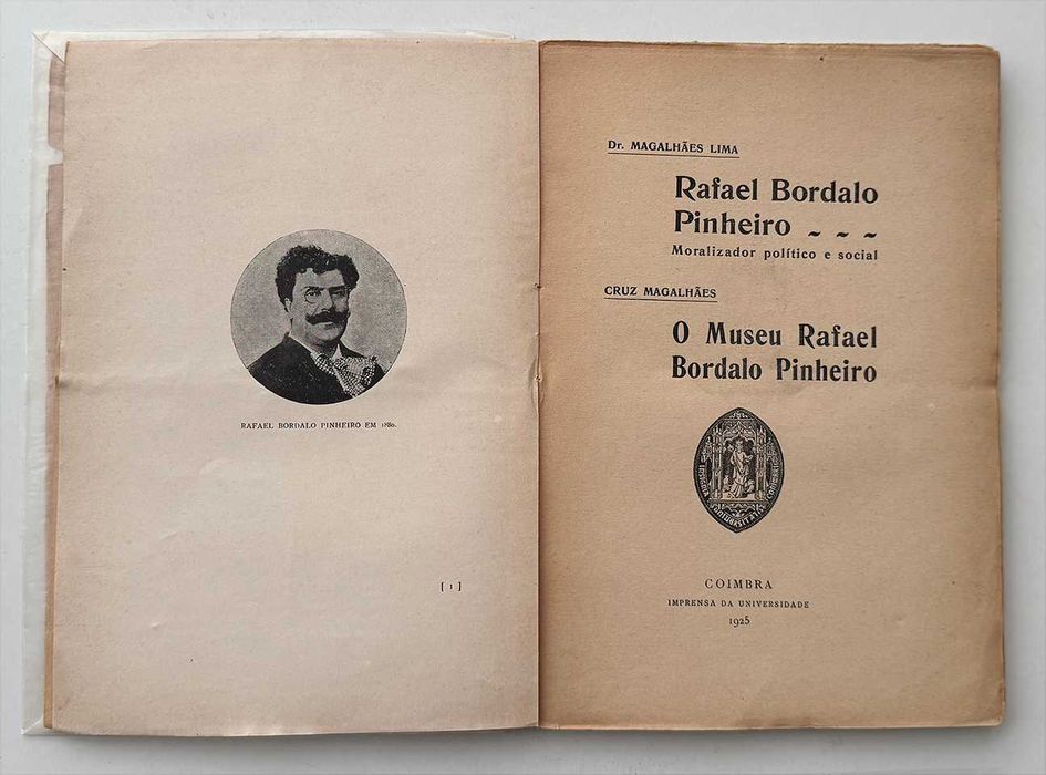1925, Dr. Magalhães Lima, RAFAEL BORDALO PINHEIRO.