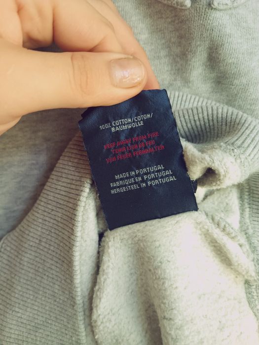 Orginalna szara bluza bawełna 100% dres bawełniany chłopięcy do szkoły