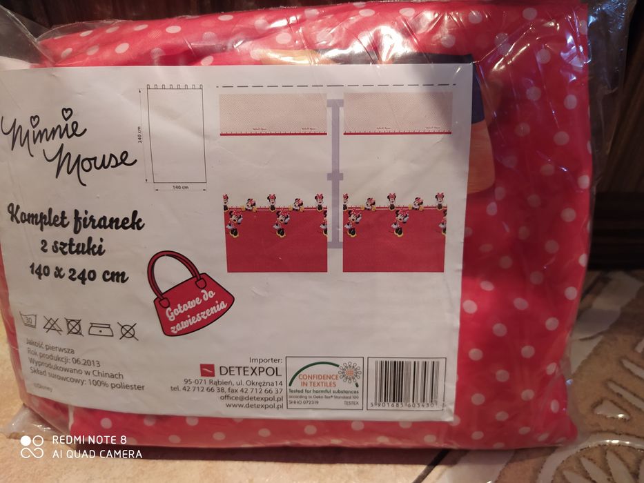 Nowe pościel i zasłonki Minnie