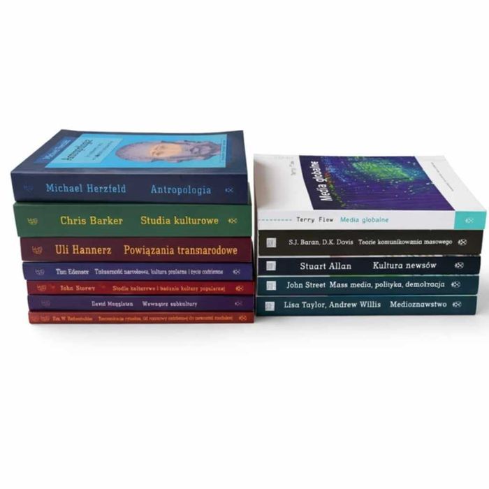Zestaw 12. książek Medioznawstwo /Studia Kulturowe UJ - Barker, Storey