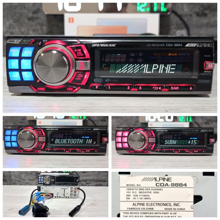 ///Alpine cde- Bluetooth audio