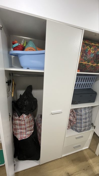 Armário para quarto branco Conforama