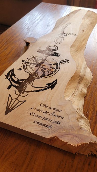 Quadro de parede rústico