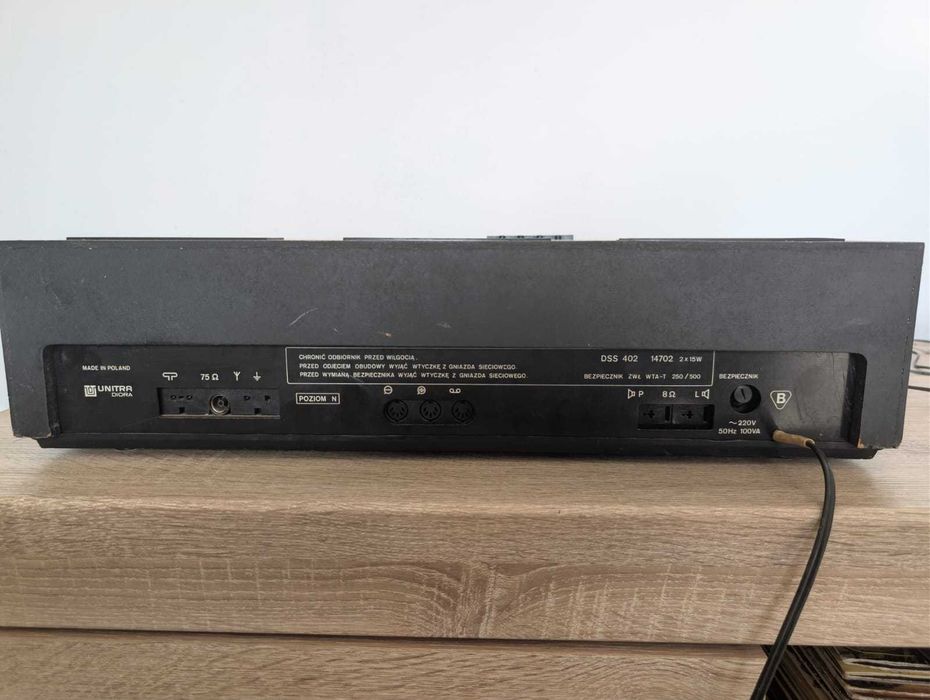 UNITRA ZODIAK DSS 402 – zabytkowy amplituner stereo, PRL w dobrym stanie