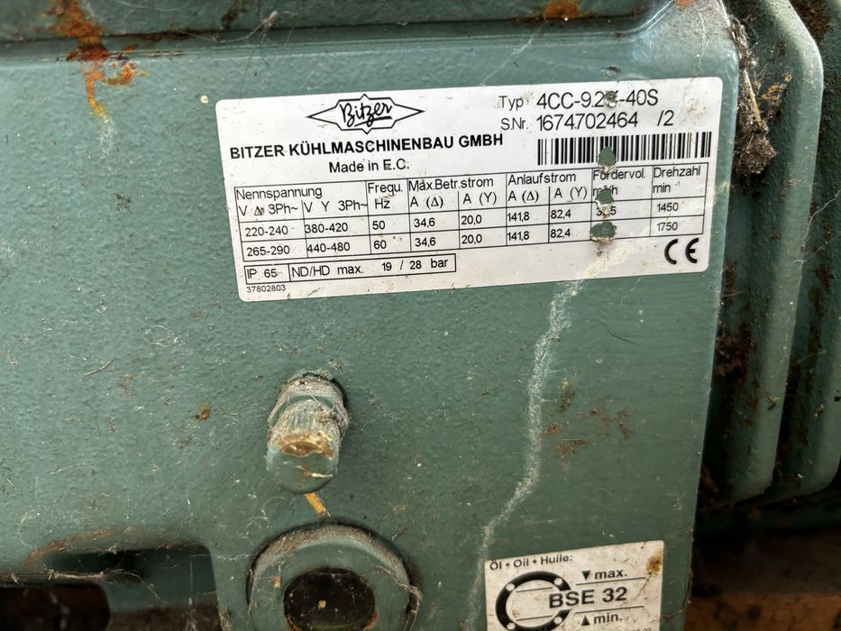 Sprężarka chłodnicza Bitzer do chlodni 4CC-9.2Y-40S