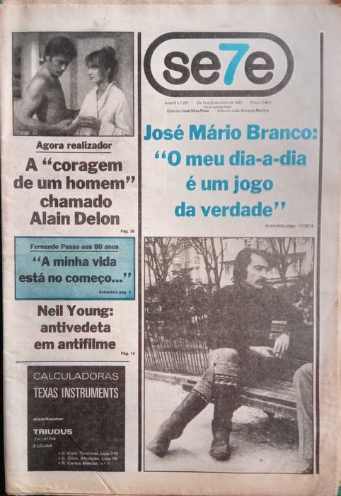 José Afonso	- - -		Se7e - nr. 201	- - - - -	Jornal