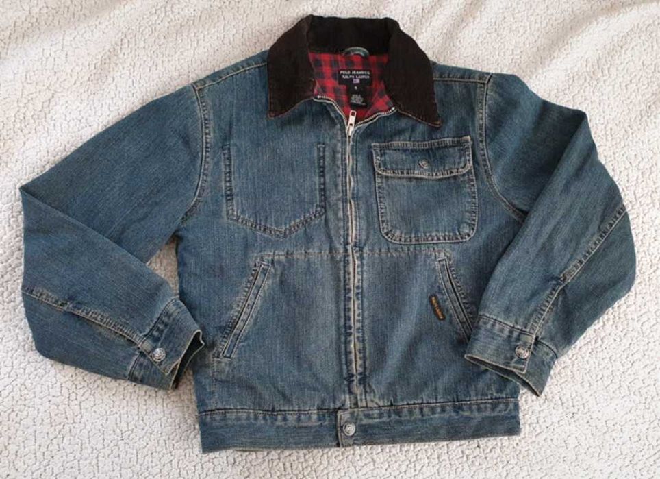 Jeansowa kurtka ralph lauren vintage retro grunge