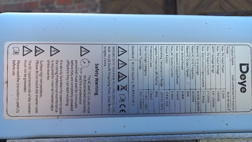 Sprzedam Falownik Deye