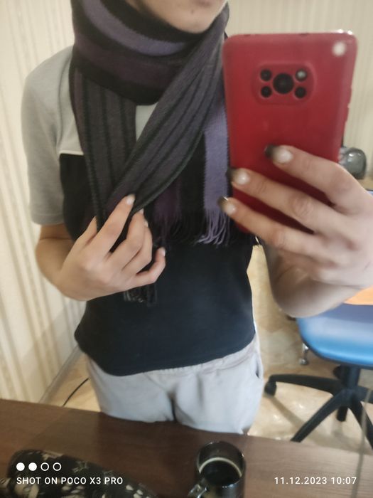 Шарфы длинные вязаные