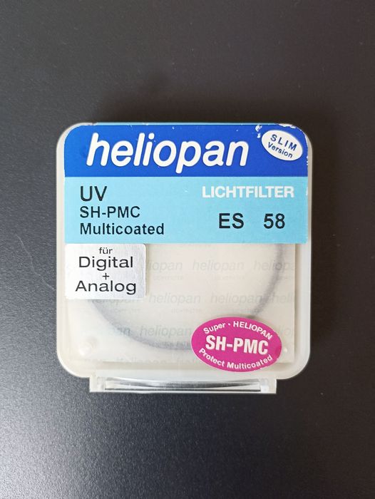 Filtro Heliopan UV SH‑PMC ES 58 mm