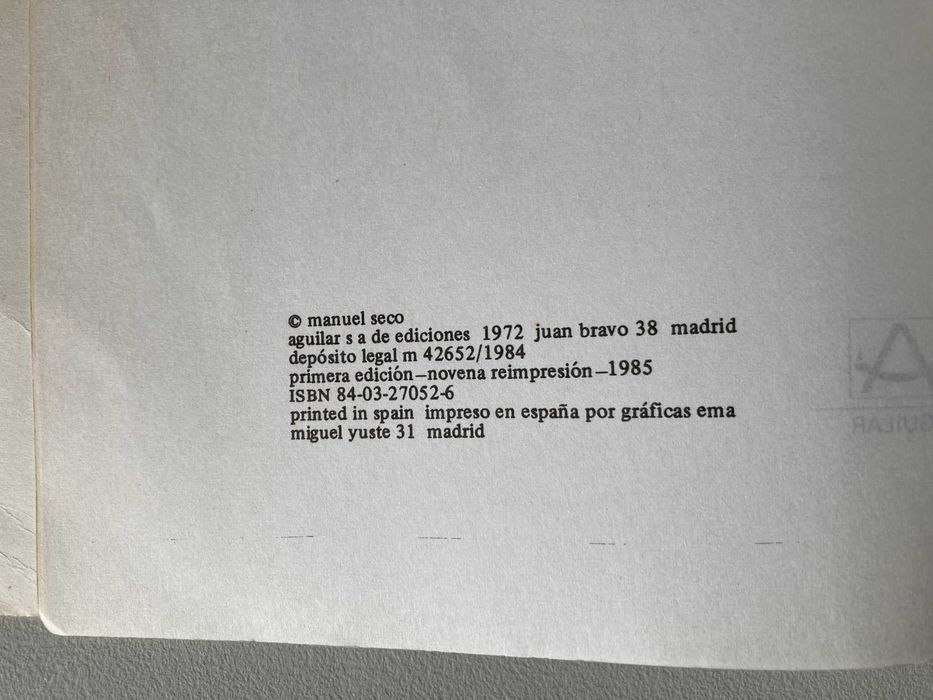 Gramática Esencial del Español, de Manuel Seco
