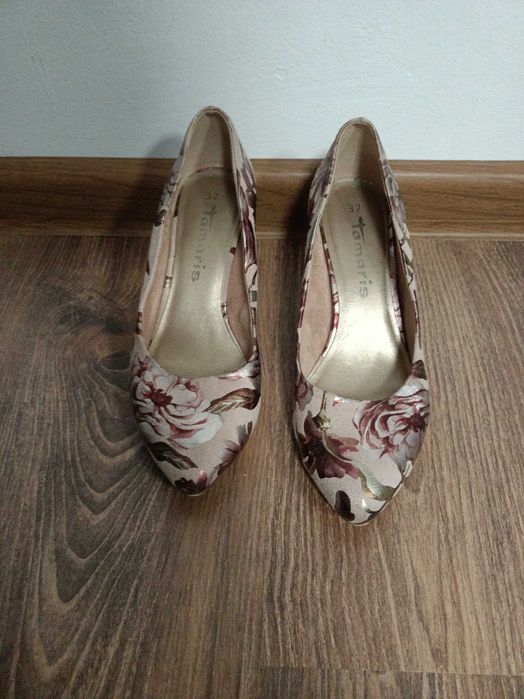 Tamaris - czółenka na obcasie rozmiar 37