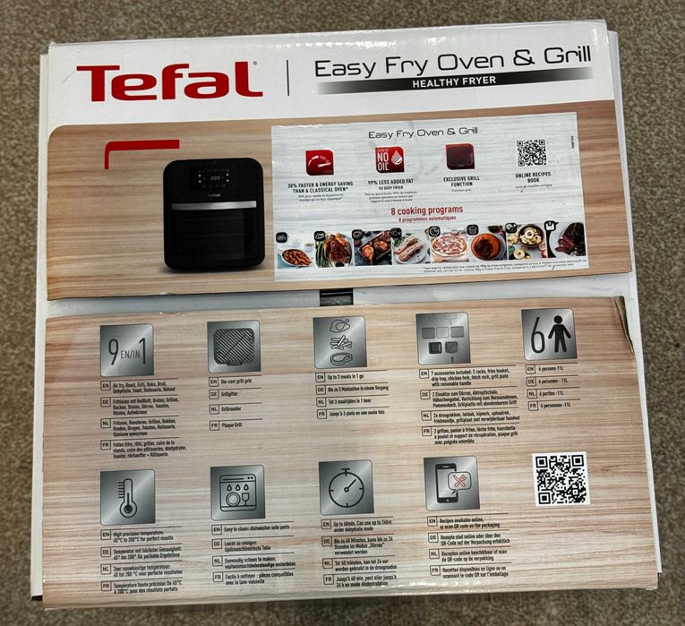 Мультипіч Tefal Easy Fry Oven & Grill 9-в-1 FW501815, ідеальний стан