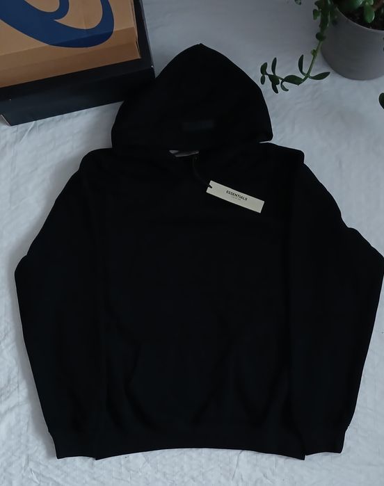 Худі essentials fear of god gray and black