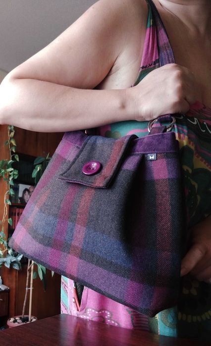 Брендовая женская сумка с кошельком из твида Ava новая эксклюзив