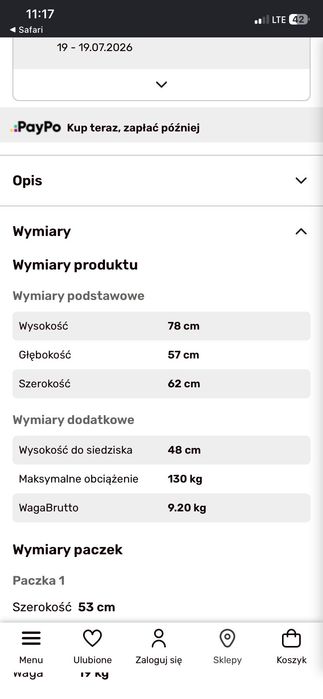 Krzesło plecione Agata meble