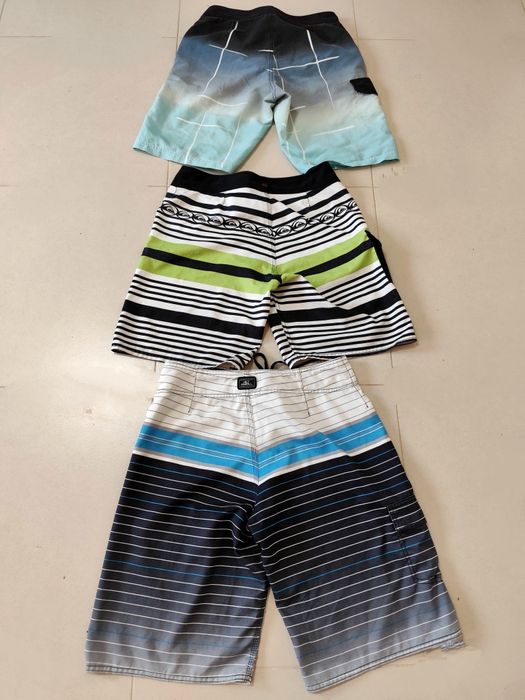 3 Calções de Banho para Rapaz/Homem (W30 - Tam. S)