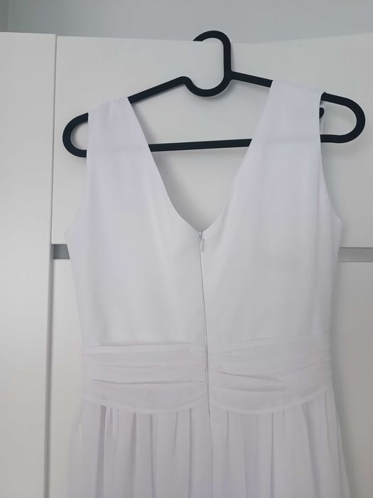 Suknia ślubna biała prosta skromna kulunove Molly r XS / 34