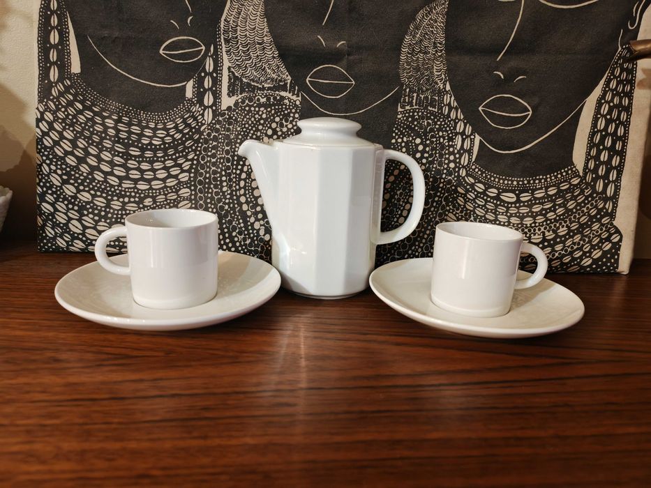 2 filiżanki do kawy + dzbanek skandynawski styl IKEA