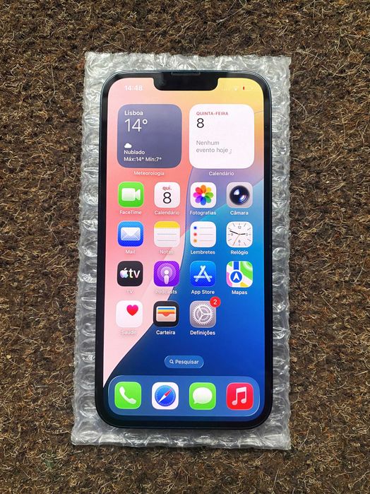 iPhone 14 128GB - Desbloqueado - Como novo, com garantia e acessórios