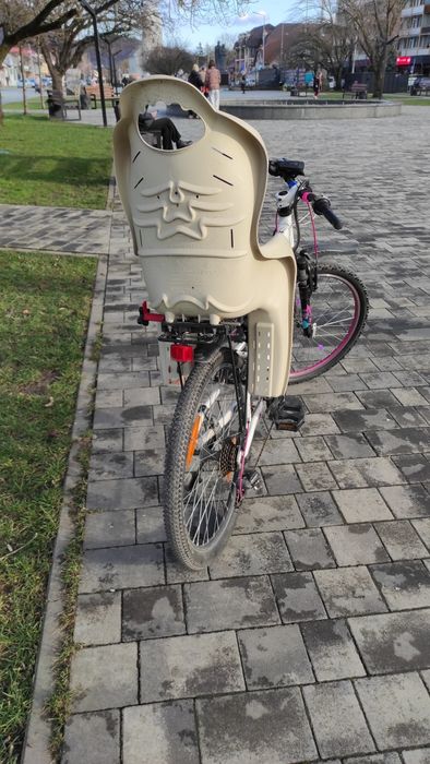 Велосипед 24” для підлітка / невисокого дорослого + дитяче велокрісло