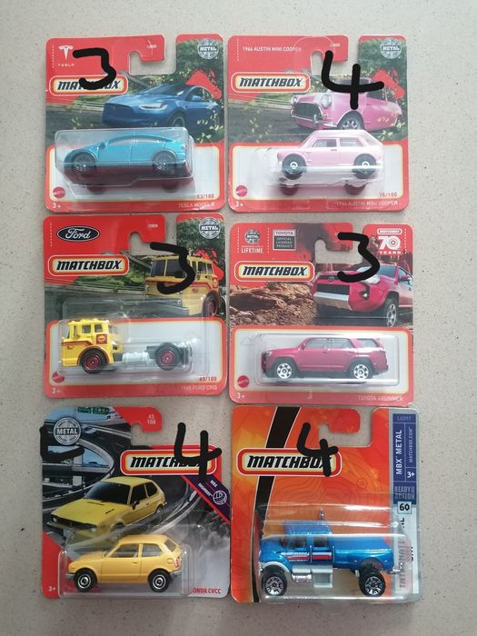 Matchbox vários modelos