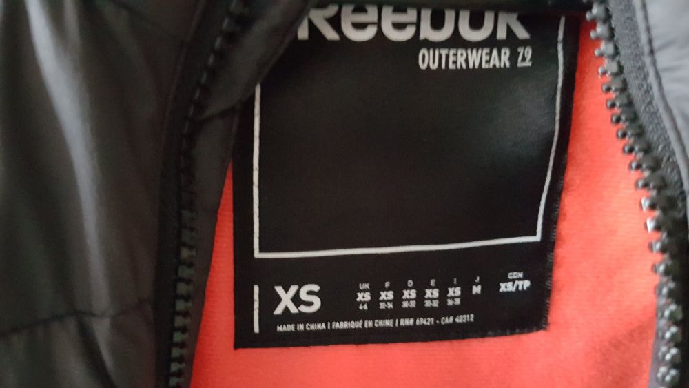 Утепленная куртка Парка Reebok Рибок