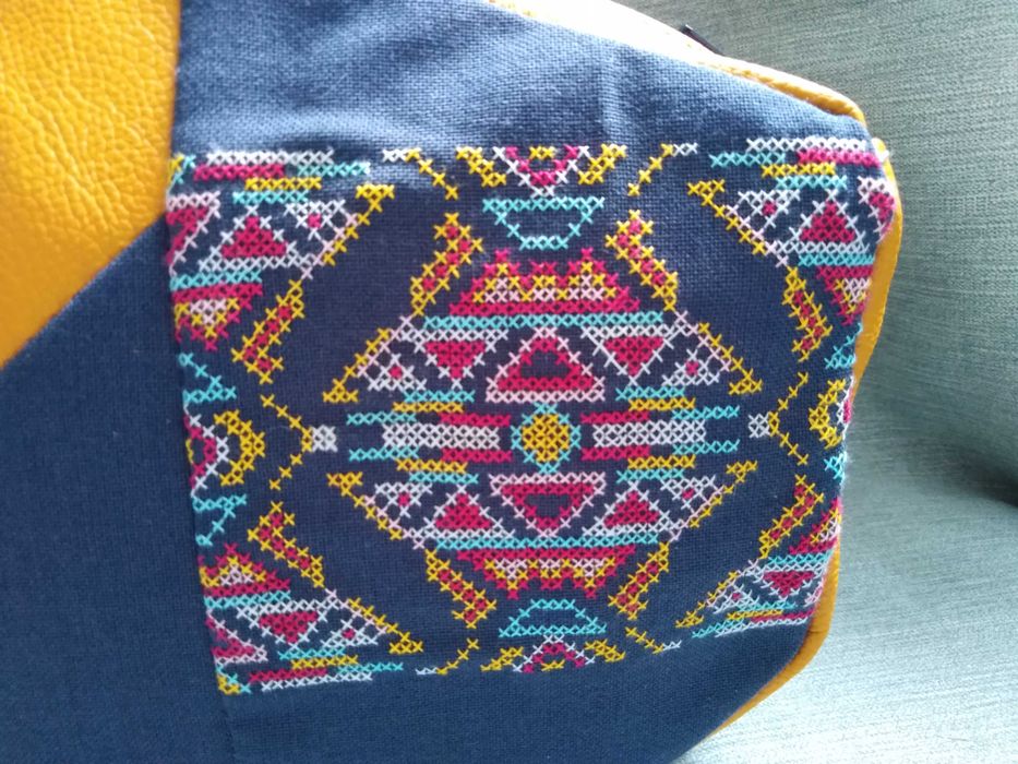 Nerka KOLORY skóra +haft