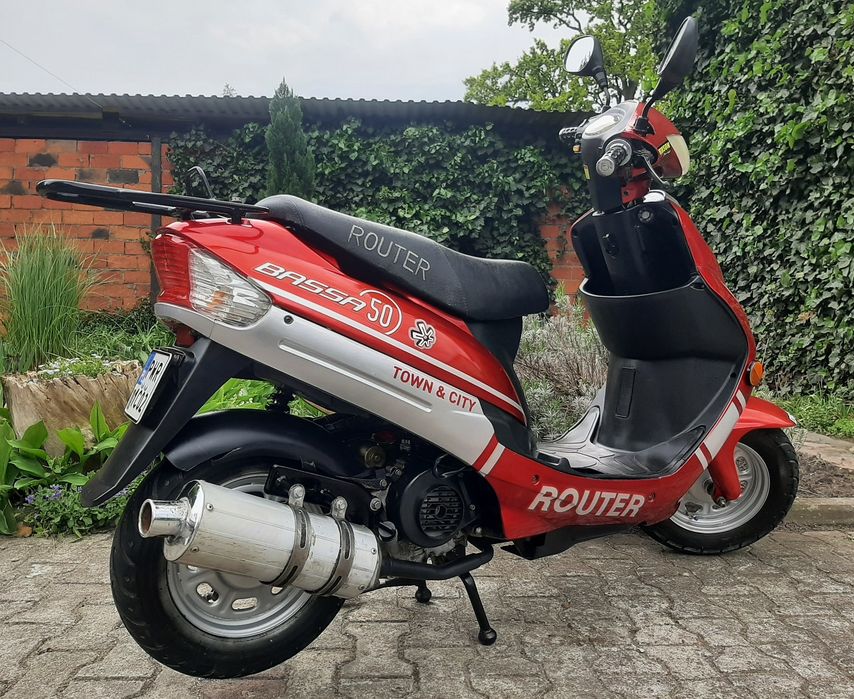Ładny skuter Romet Router Bassa 50ccm 4t 2012r 3385km 60km/h