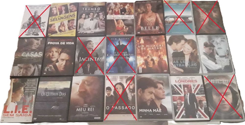 DVD's - Vários - como novos