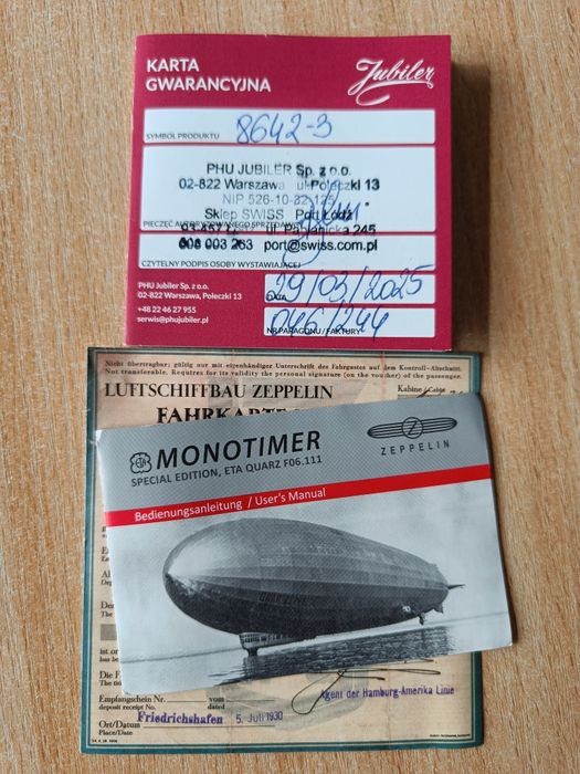 Zegarek męski Zeppelin 8642-3