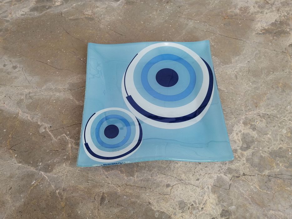 depositário de chaves em loiça tipo murano, 20x20, nã0 envio cobranças