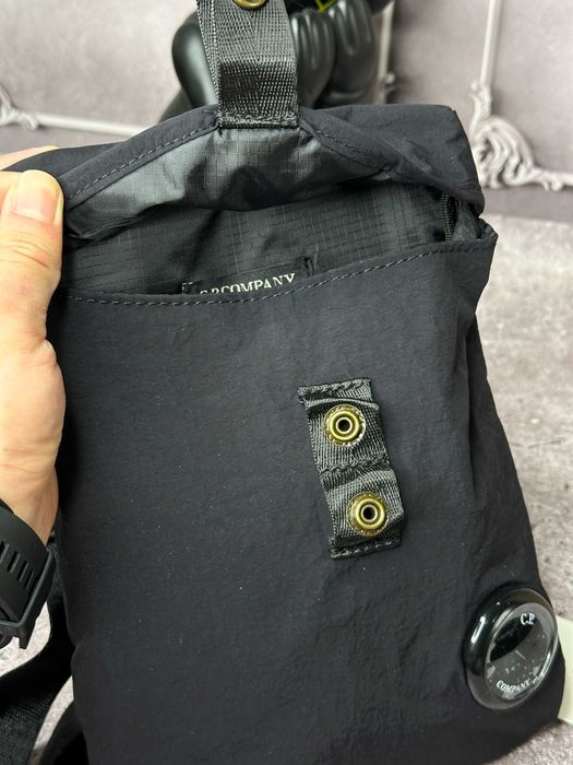 Сумка C.P.Company черная нейлон новая с линзой  YKK