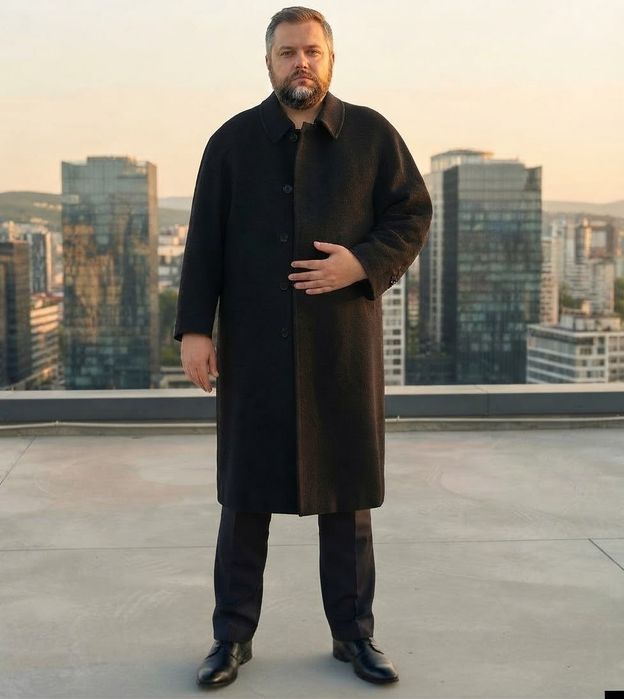 Чоловіче брендове пальто Bugatti Alpen-Loden, розмір 52-54 (L-XL)