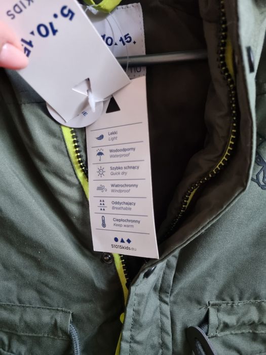 Nowa Kurtka zimowa parka r 110 5.10.15